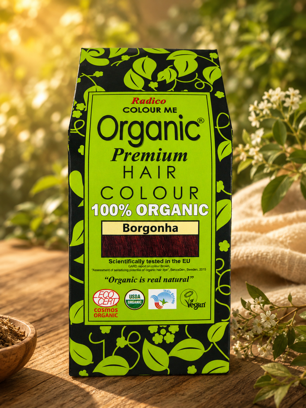 Radico - Coloração Capilar Natural Borgonha 100 g