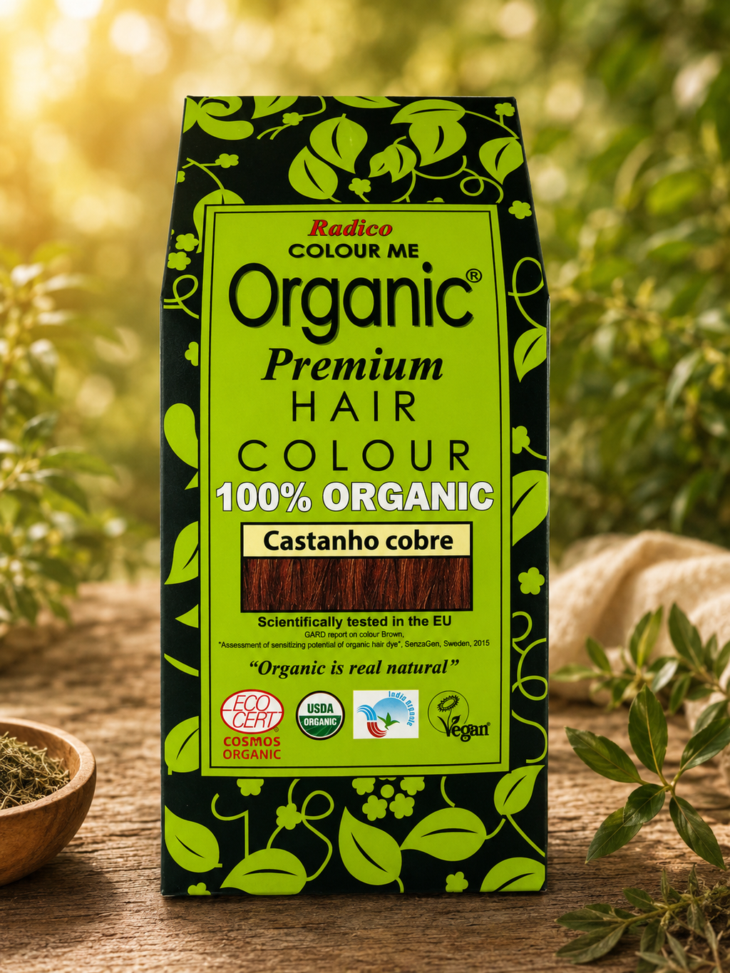 Radico - Coloração Capilar Natural Castanho cobre 100 g