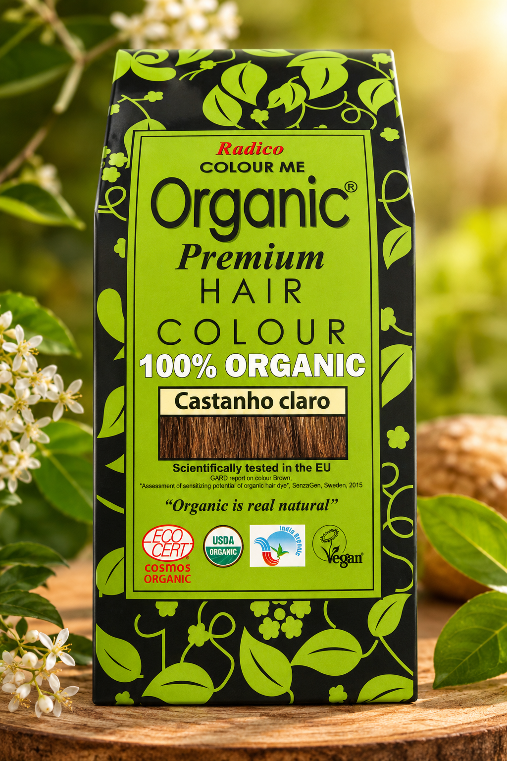 Radico - Coloração Capilar Natural  Castanho claro 100 g