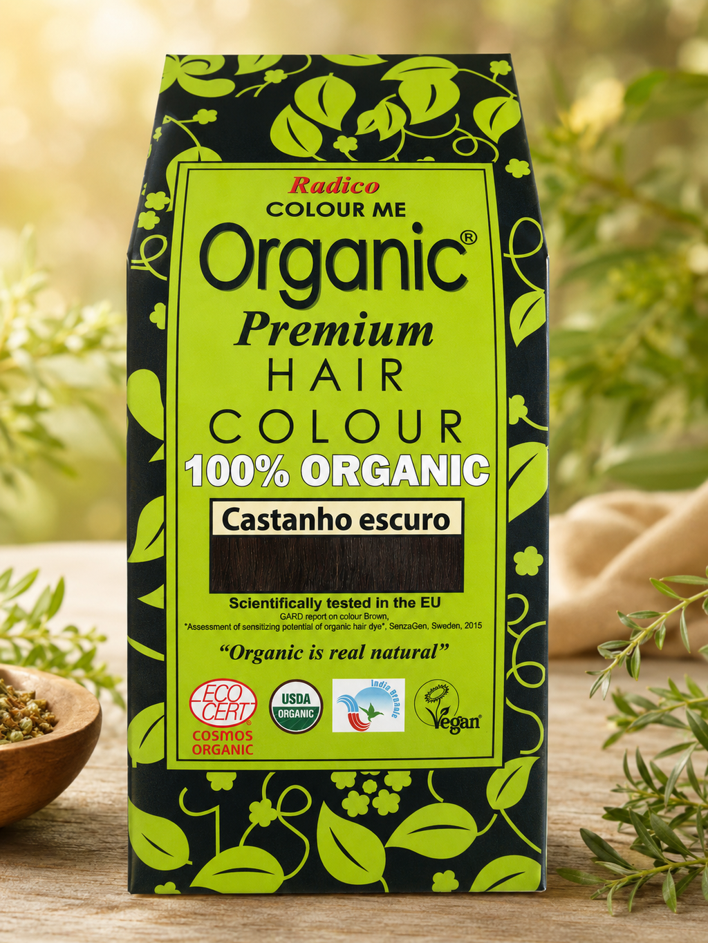 Radico - Coloração Capilar Natural Castanho escuro 100 g