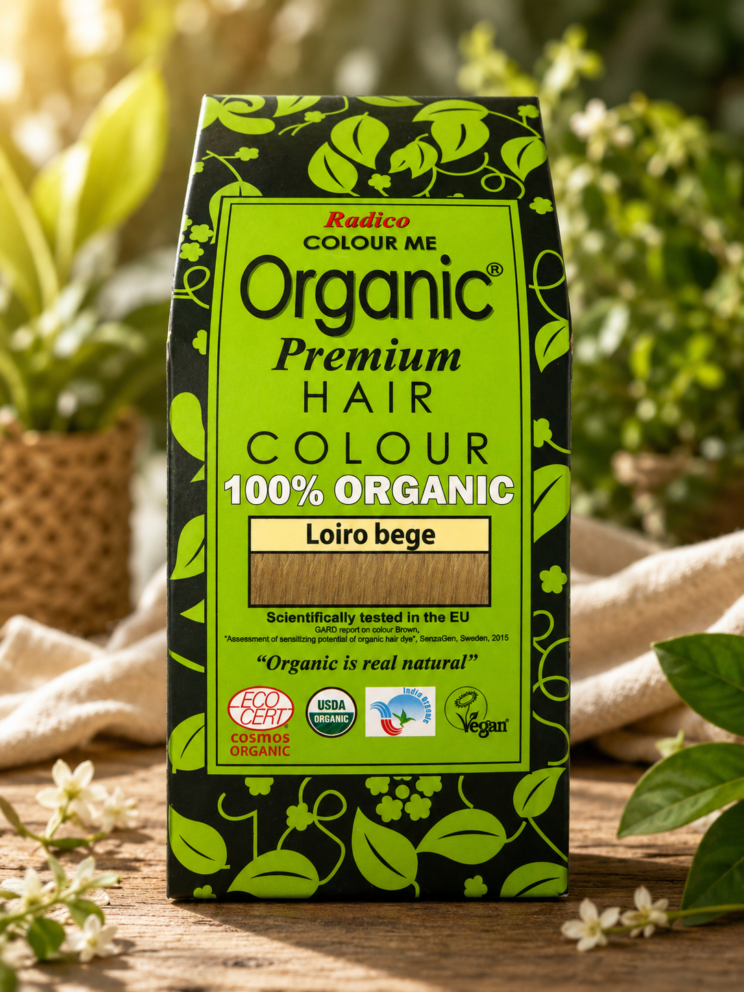 Radico - Coloração Capilar Natural  Loiro bege 100 g