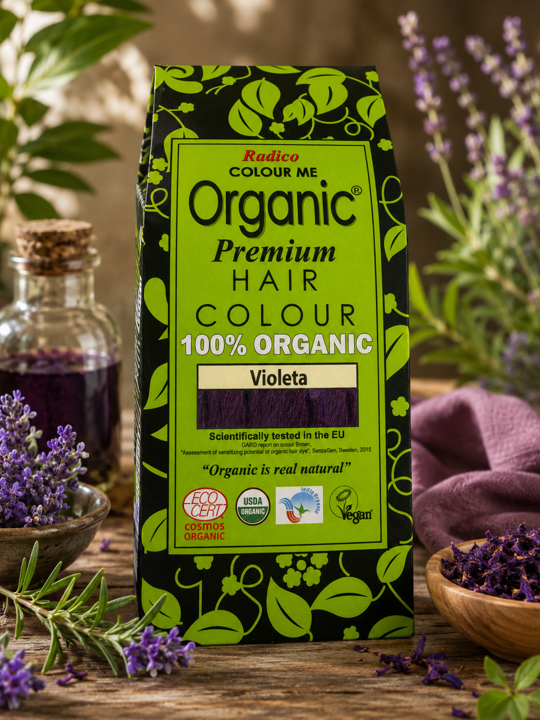 Radico - Coloração Capilar Natural  Violeta 100 g
