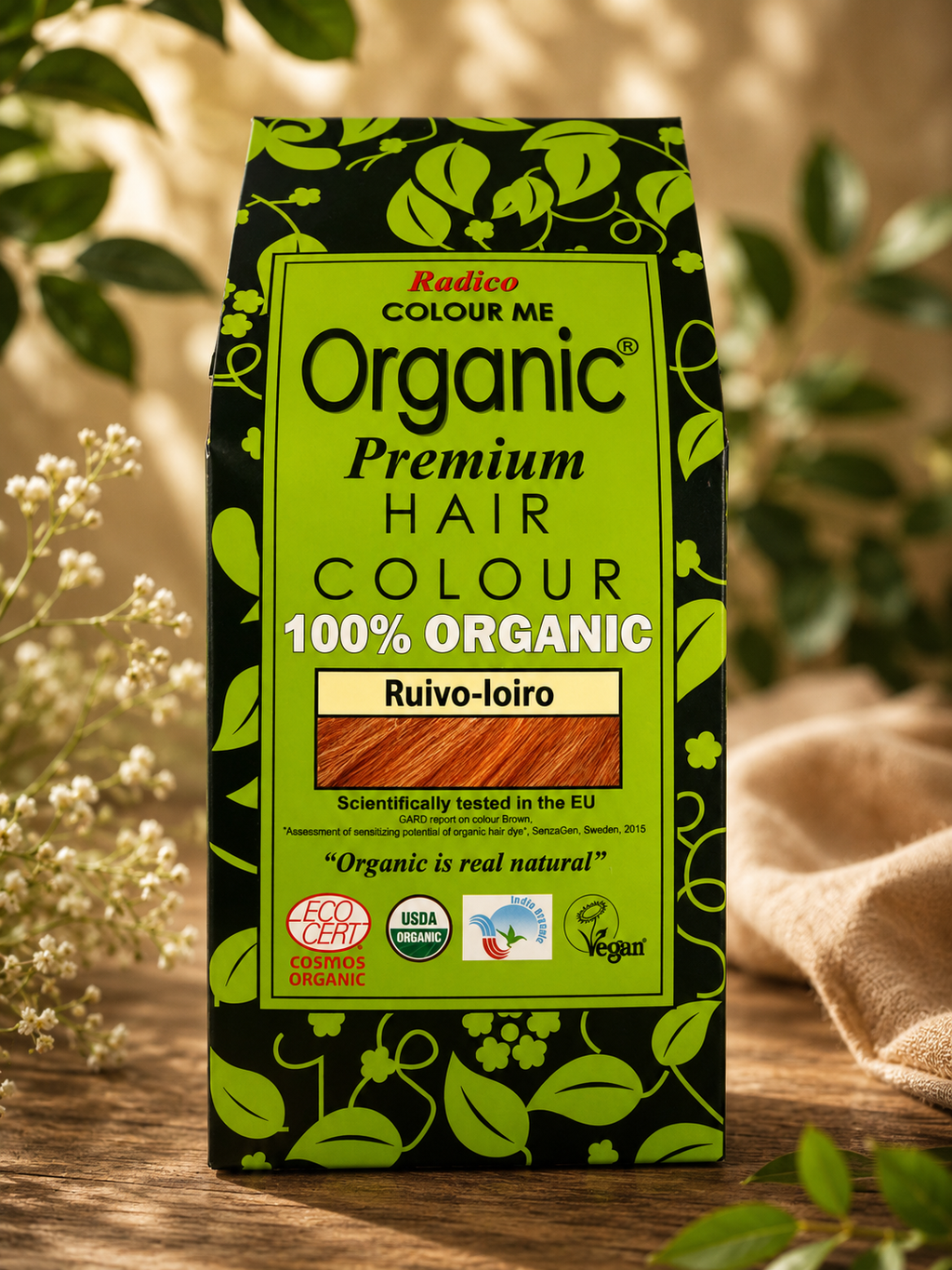 Radico - Coloração Capilar Natural  Ruivo Loiro 100 g