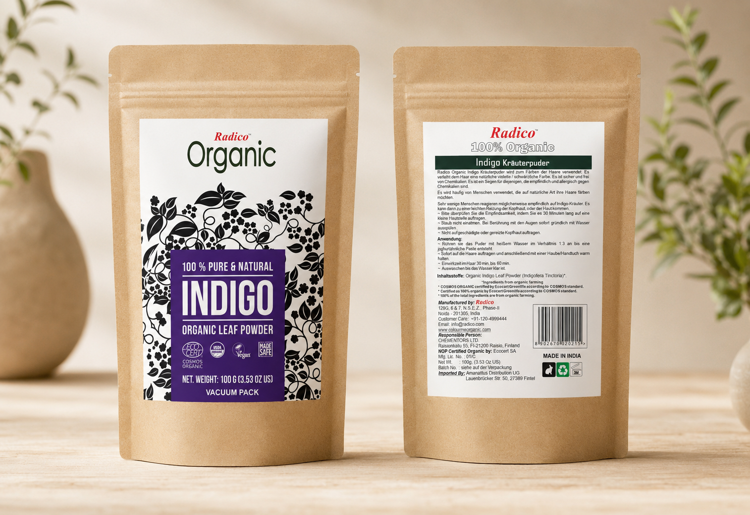 Radico - Pó de índigo 100g