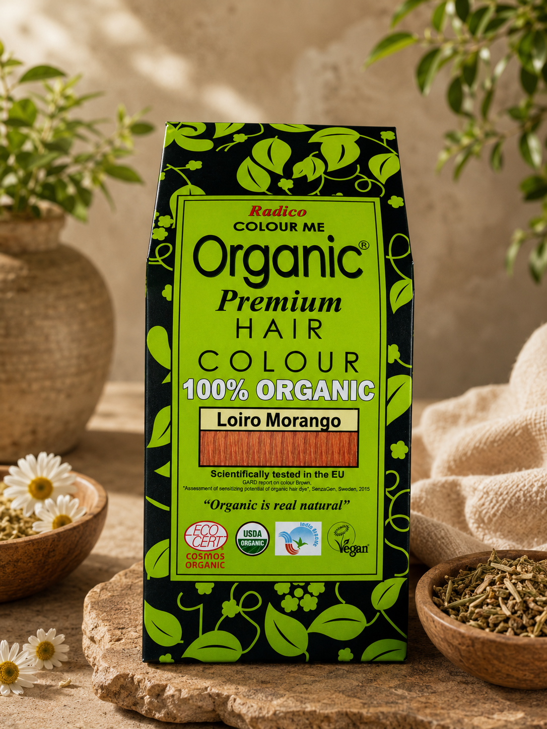 Radico - Coloração Capilar Natural  Loiro Morango 100 g
