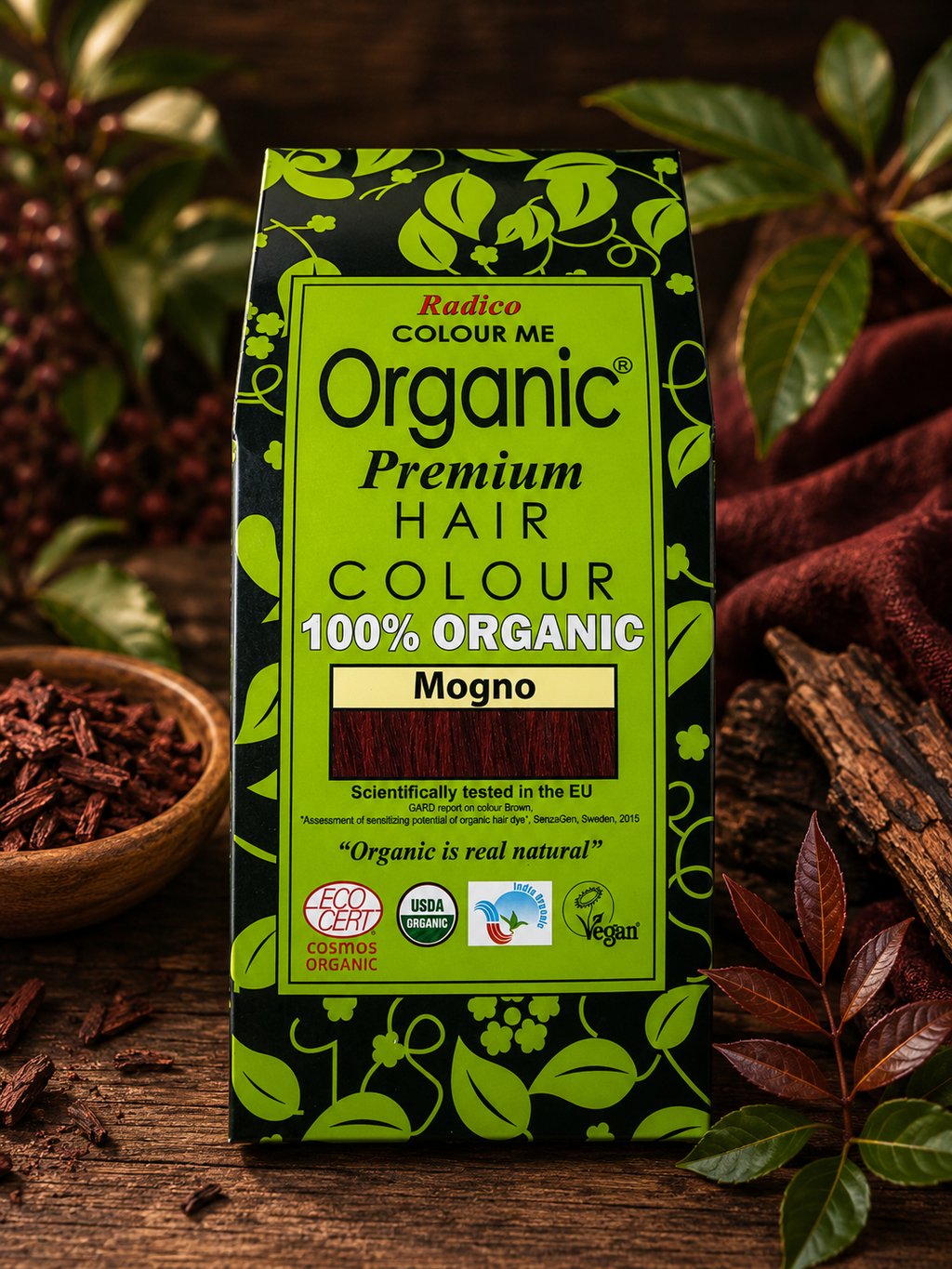 Radico - Coloração Capilar Natural  Mogno 100 g