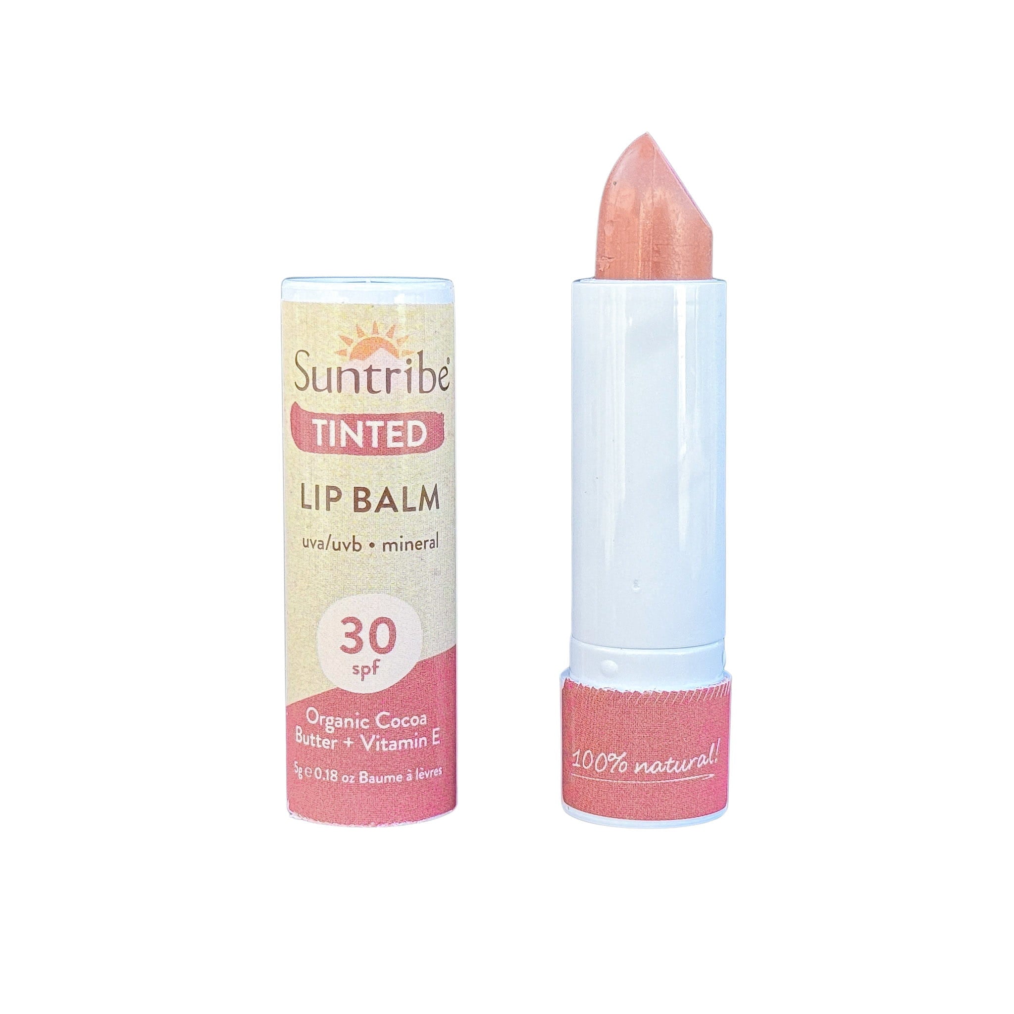 Suntribe - Bálsamo labial mineral con color FPS 30