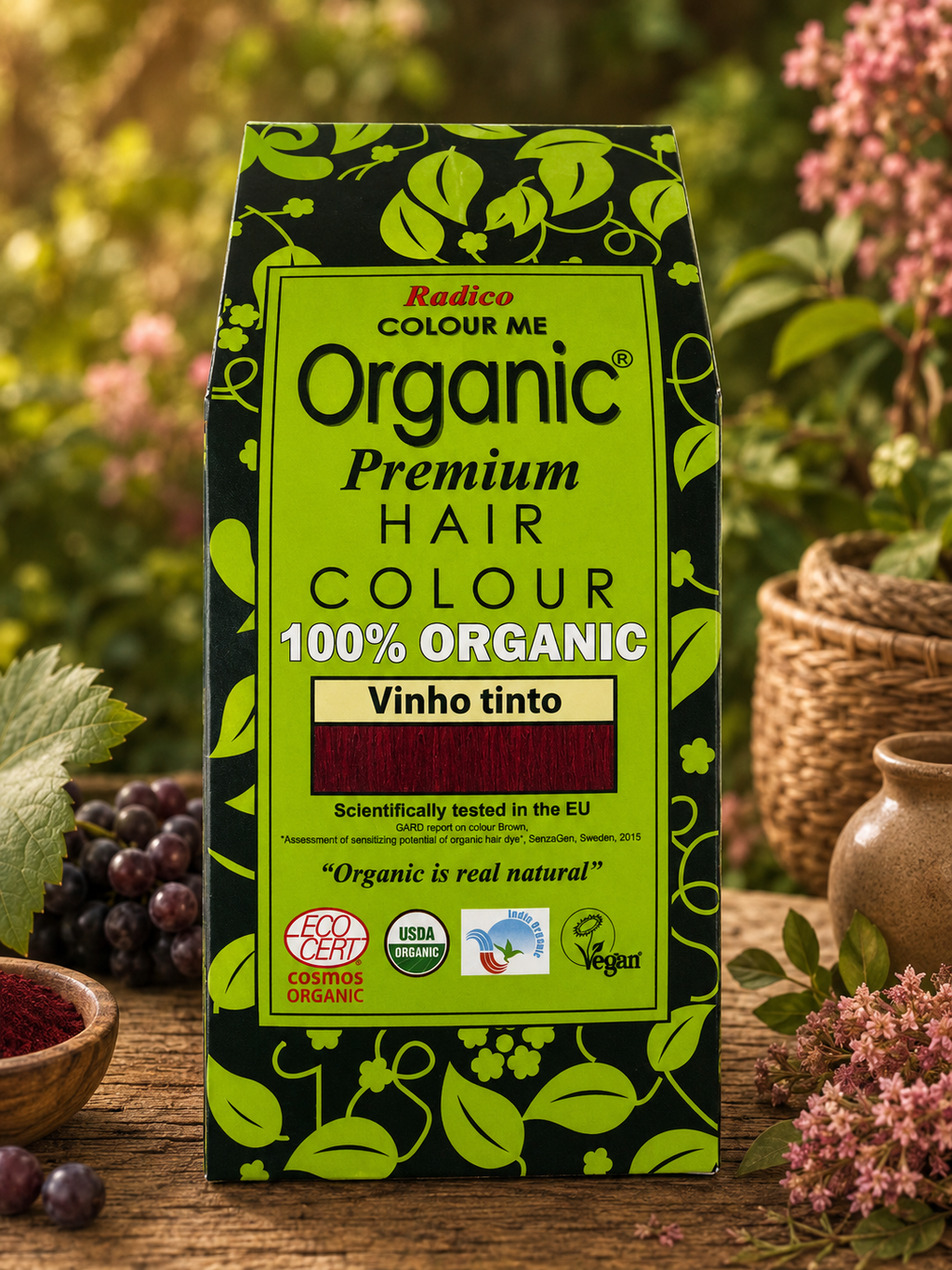 Radico - Coloração Capilar Natural Vinho tinto 100 g